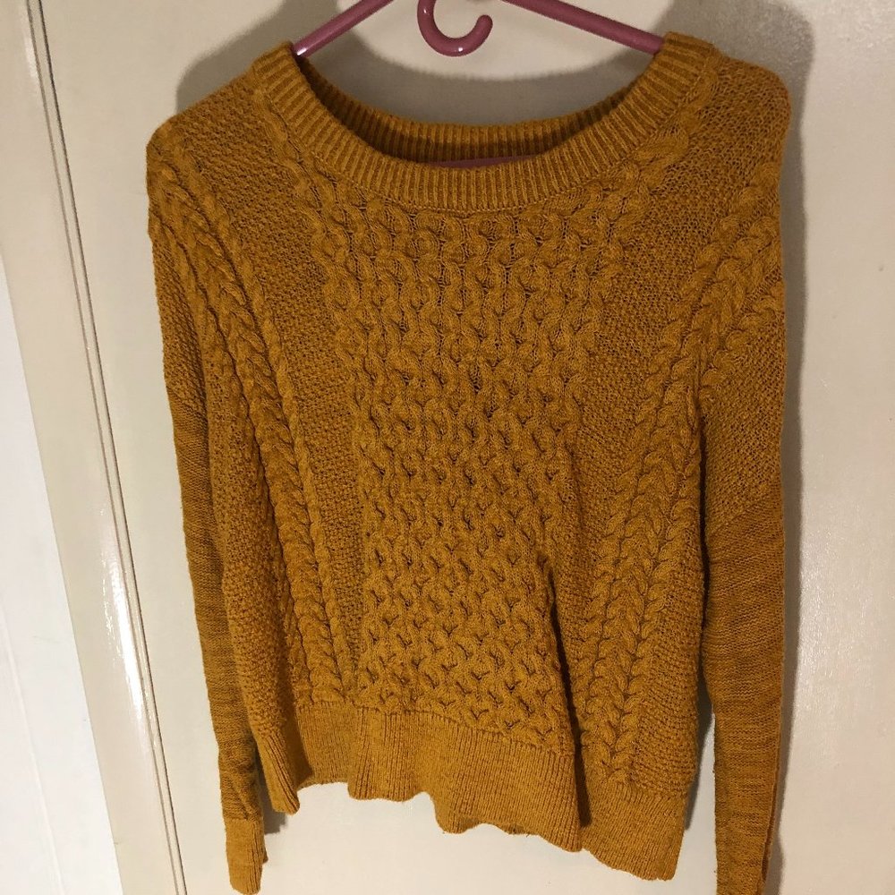 Yellow Knit Sweater